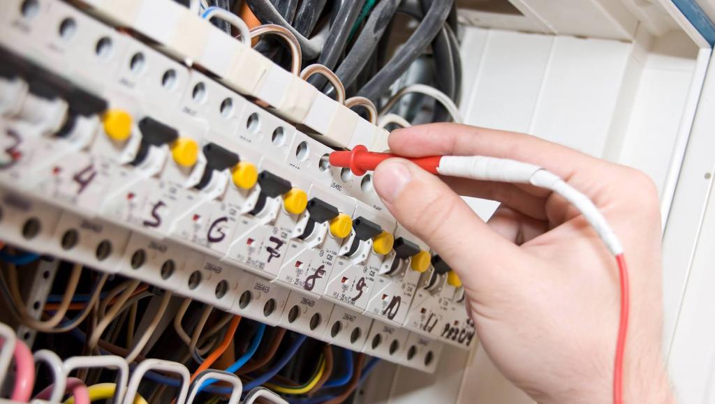 Travail d'électricien
