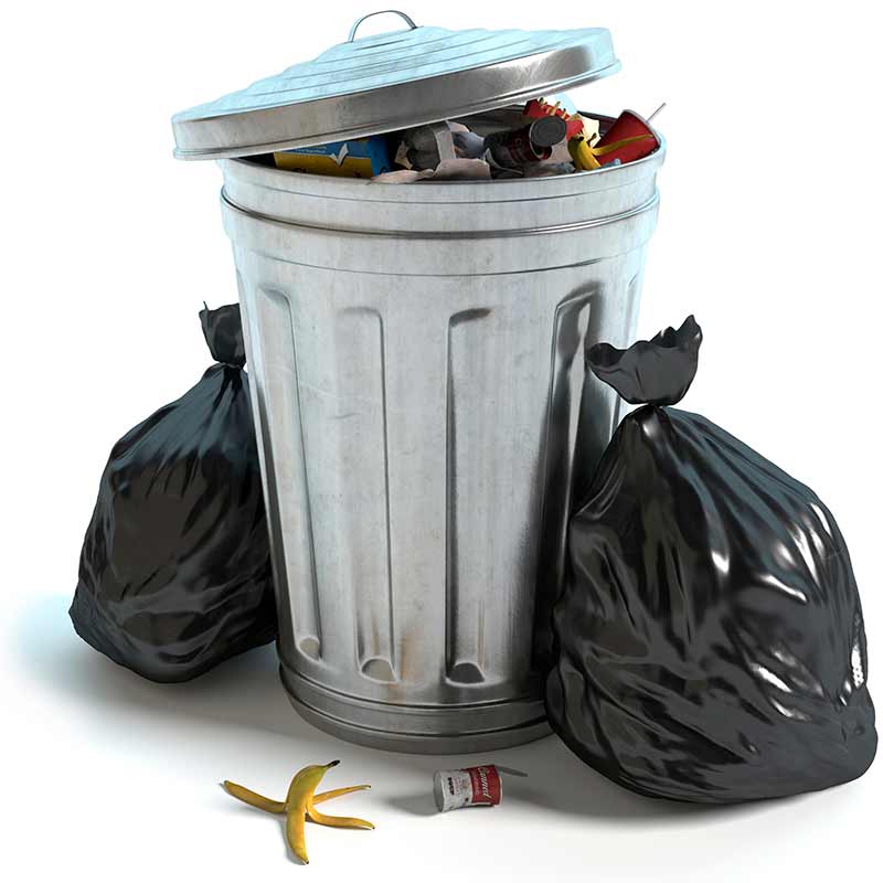 Litter like garbage