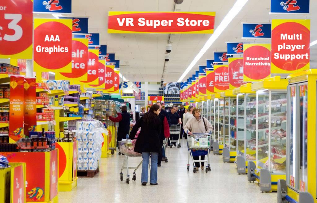Les acheteurs de l'hypermarché