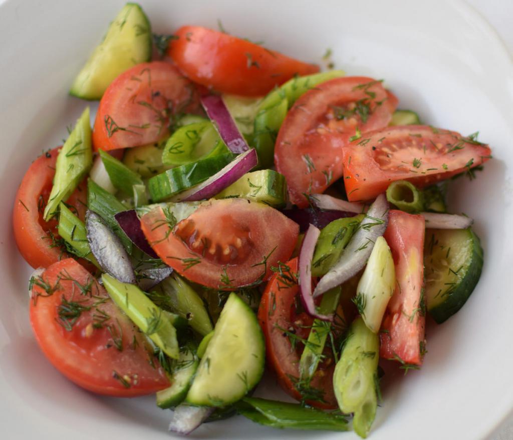 Light Fresh Vegetable Salad