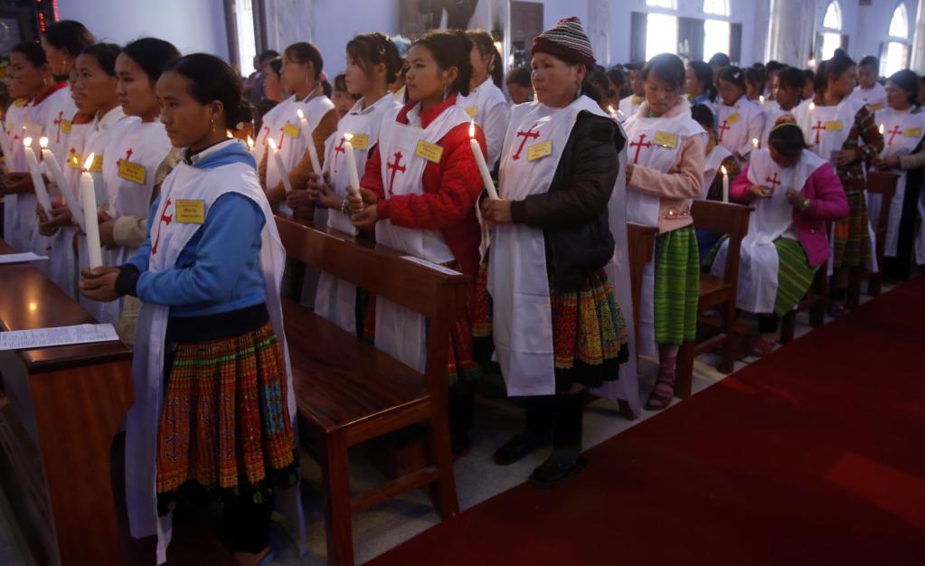 People at worship