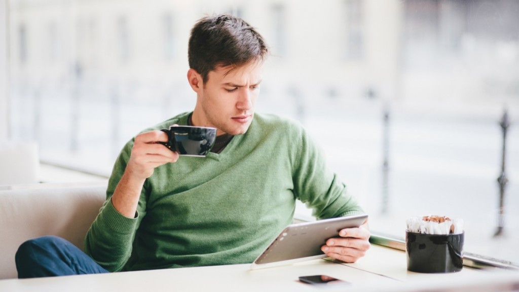 Man at the computer