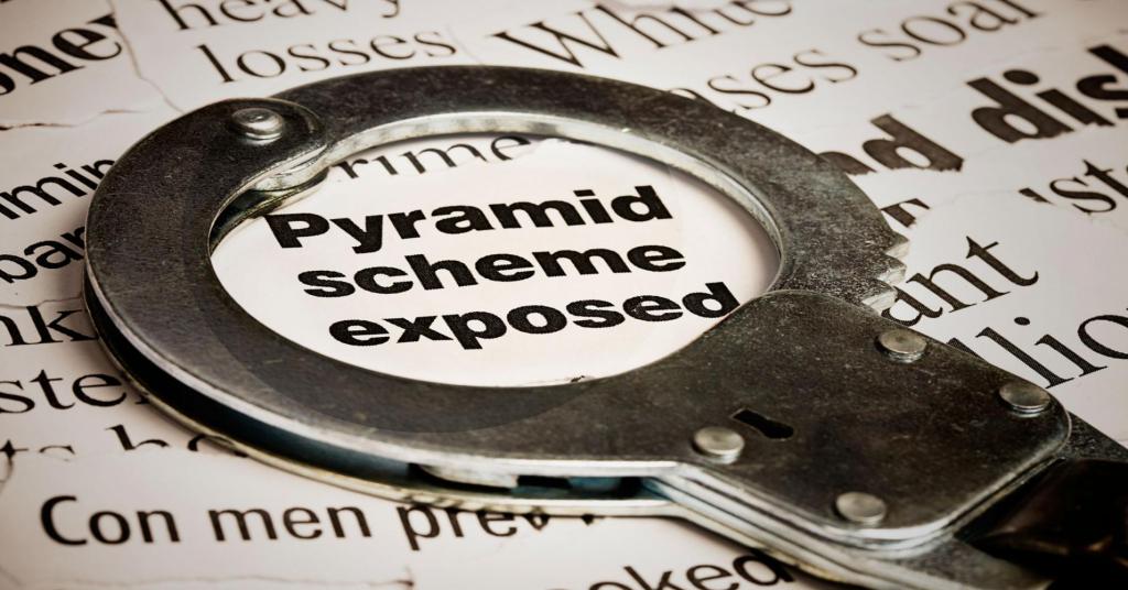 Punition pour l'organisation de pyramides financières