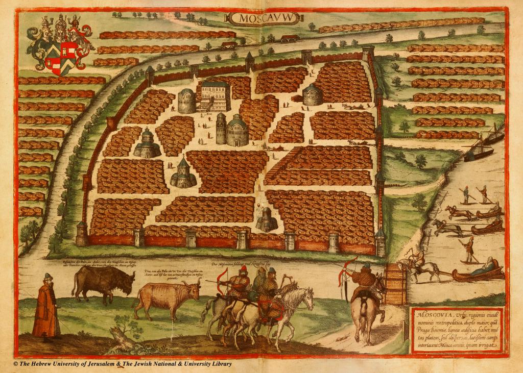 map of old Moscow