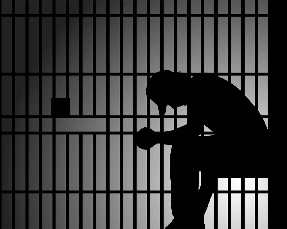 Homme en prison