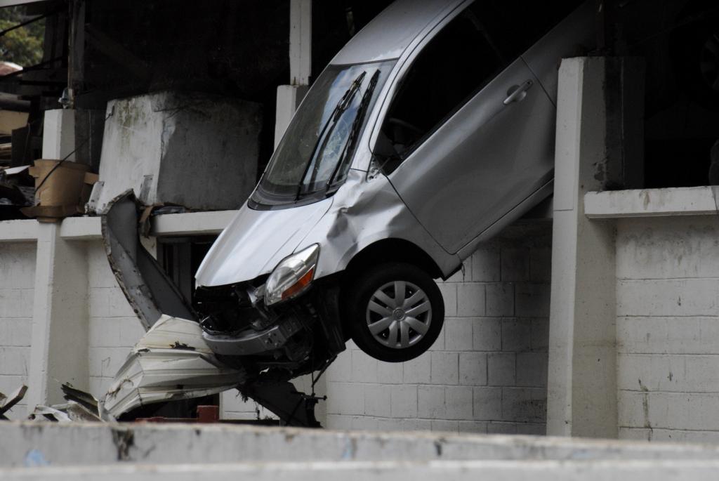 Damaged car