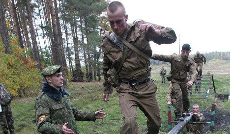 la vie de service dans l'armée russe