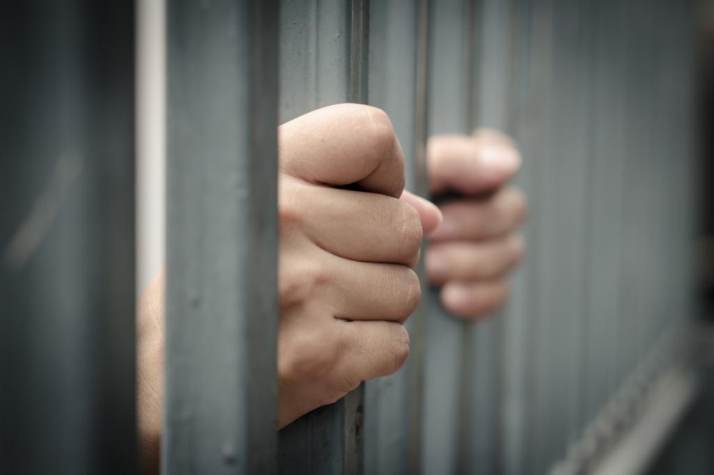 Behind bars