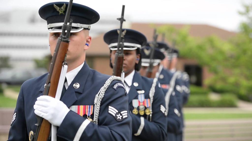 Guards with guns