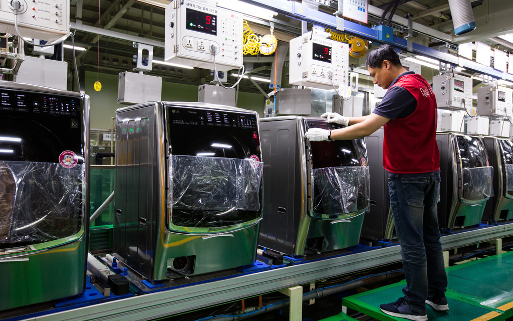 Activités de production dans les entreprises sud-coréennes