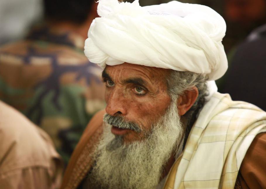Vieil homme afghan