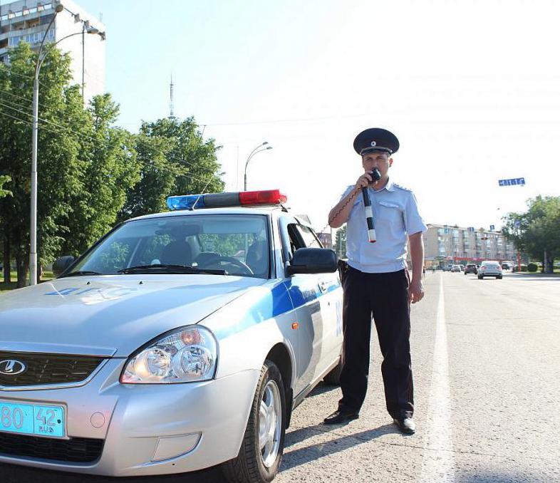 représentant de la police de la circulation et police de la circulation